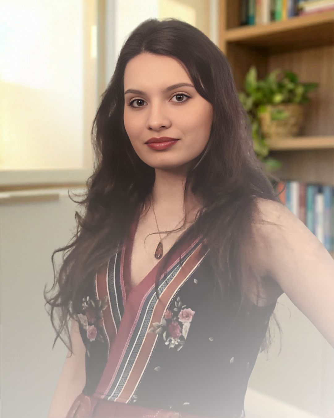 Yasmin em consulta terapêutica por vídeo